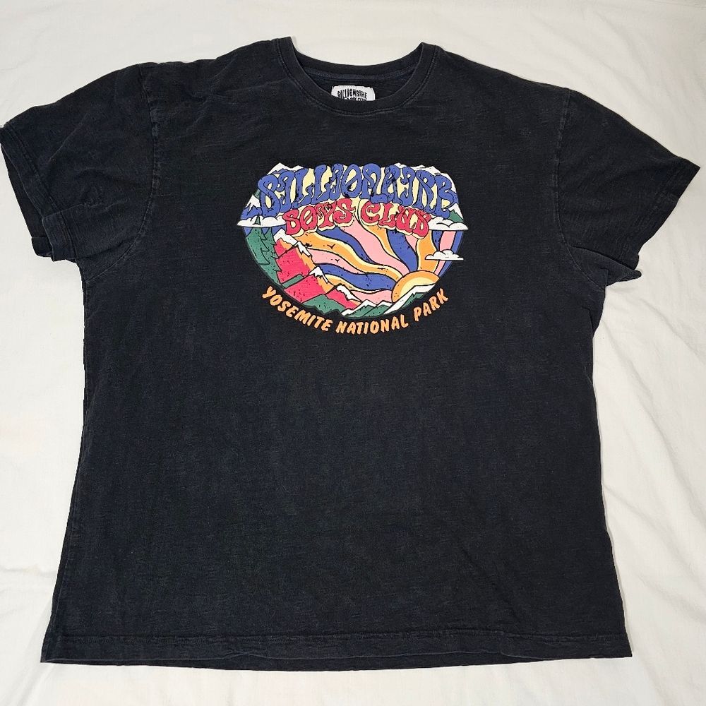 Billionaire Boys Club Yosemite Graphic Tee XXL Black Streetwear Retro Nature Tee